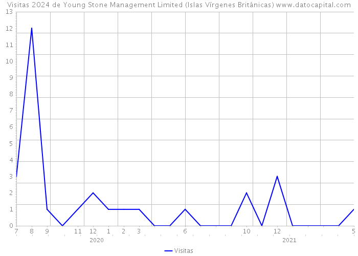 Visitas 2024 de Young Stone Management Limited (Islas Vírgenes Británicas) 