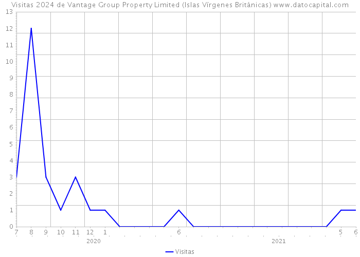 Visitas 2024 de Vantage Group Property Limited (Islas Vírgenes Británicas) 