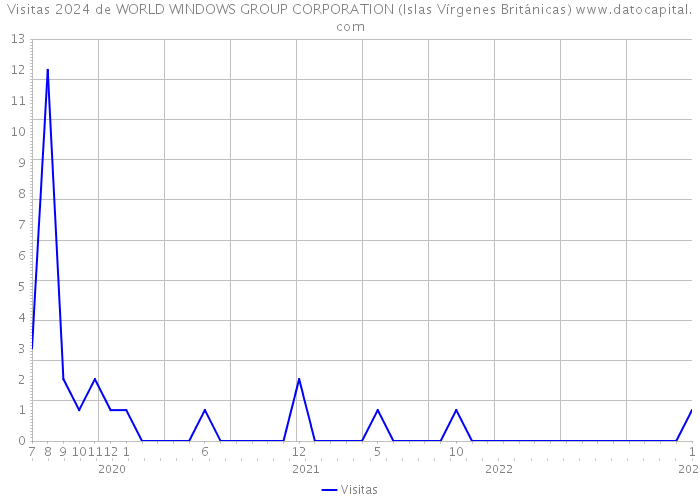 Visitas 2024 de WORLD WINDOWS GROUP CORPORATION (Islas Vírgenes Británicas) 