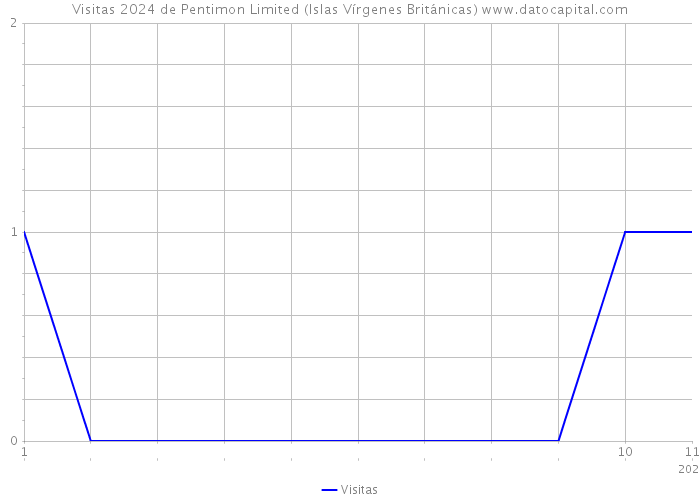 Visitas 2024 de Pentimon Limited (Islas Vírgenes Británicas) 