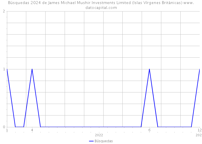 Búsquedas 2024 de James Michael Mushir Investments Limited (Islas Vírgenes Británicas) 