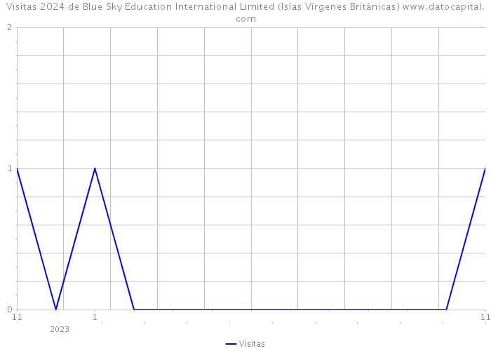 Visitas 2024 de Blue Sky Education International Limited (Islas Vírgenes Británicas) 