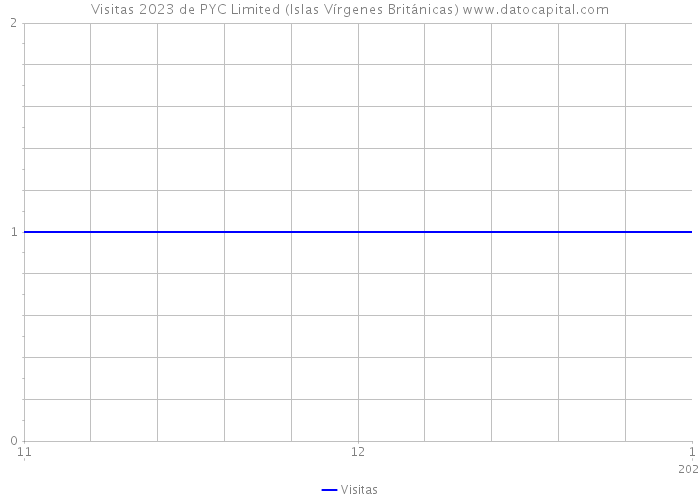 Visitas 2023 de PYC Limited (Islas Vírgenes Británicas) 