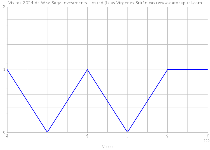 Visitas 2024 de Wise Sage Investments Limited (Islas Vírgenes Británicas) 