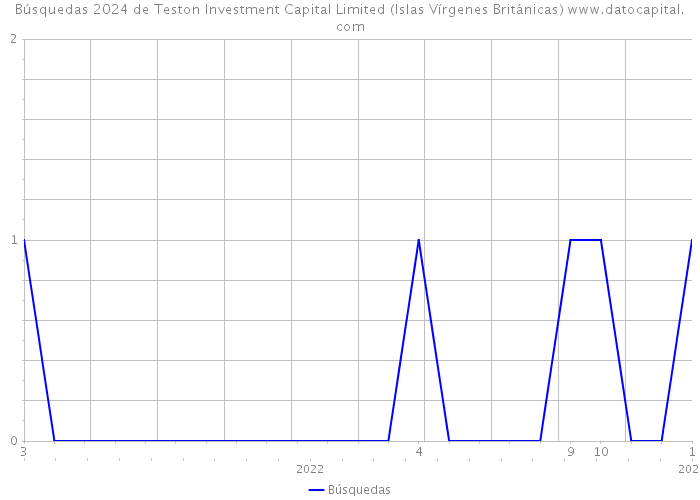 Búsquedas 2024 de Teston Investment Capital Limited (Islas Vírgenes Británicas) 