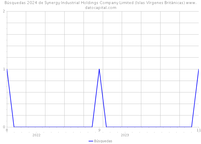Búsquedas 2024 de Synergy Industrial Holdings Company Limited (Islas Vírgenes Británicas) 