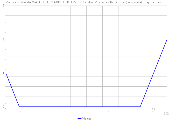 Visitas 2024 de WALL BLUE MARKETING LIMITED (Islas Vírgenes Británicas) 