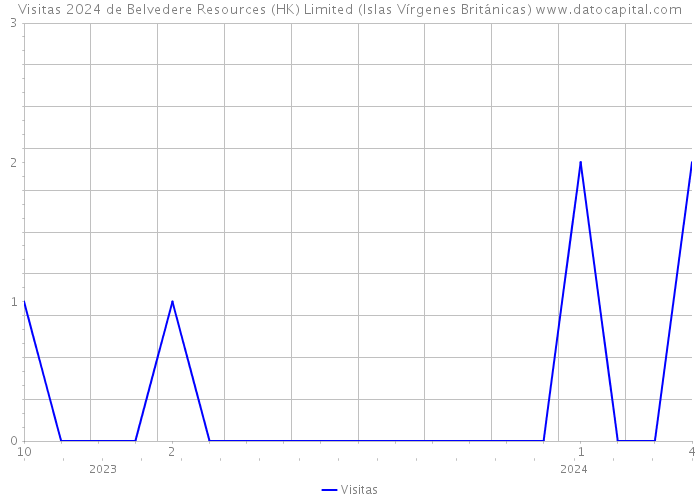 Visitas 2024 de Belvedere Resources (HK) Limited (Islas Vírgenes Británicas) 