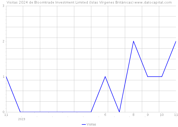 Visitas 2024 de Bloomtrade Investment Limited (Islas Vírgenes Británicas) 