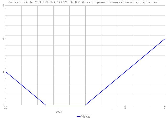 Visitas 2024 de PONTEVEDRA CORPORATION (Islas Vírgenes Británicas) 