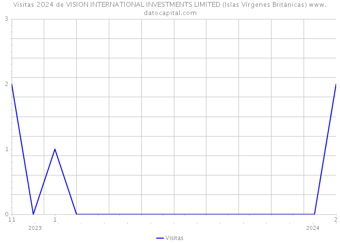 Visitas 2024 de VISION INTERNATIONAL INVESTMENTS LIMITED (Islas Vírgenes Británicas) 