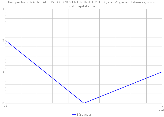 Búsquedas 2024 de TAURUS HOLDINGS ENTERPIRSE LIMITED (Islas Vírgenes Británicas) 