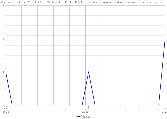 Visitas 2024 de WICKHAMS OVERSEAS HOLDINGS LTD. (Islas Vírgenes Británicas) 