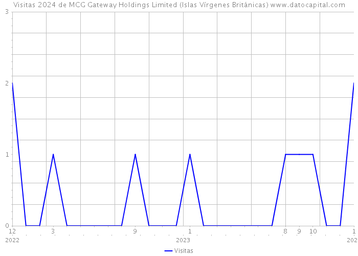 Visitas 2024 de MCG Gateway Holdings Limited (Islas Vírgenes Británicas) 