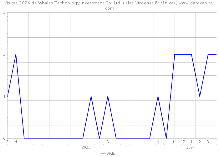 Visitas 2024 de Whales Technology Investment Co. Ltd. (Islas Vírgenes Británicas) 