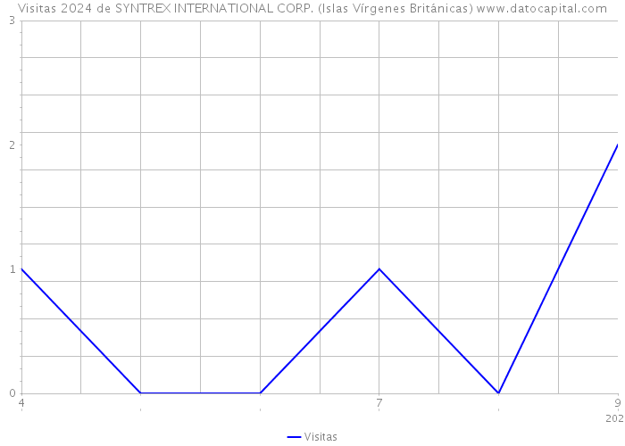 Visitas 2024 de SYNTREX INTERNATIONAL CORP. (Islas Vírgenes Británicas) 