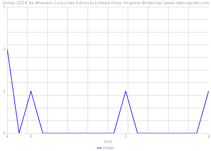 Visitas 2024 de Wisevest Corporate Advisory Limited (Islas Vírgenes Británicas) 
