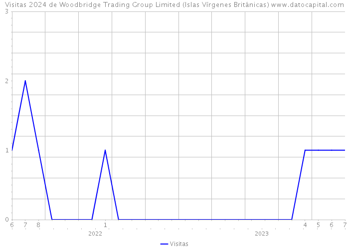 Visitas 2024 de Woodbridge Trading Group Limited (Islas Vírgenes Británicas) 