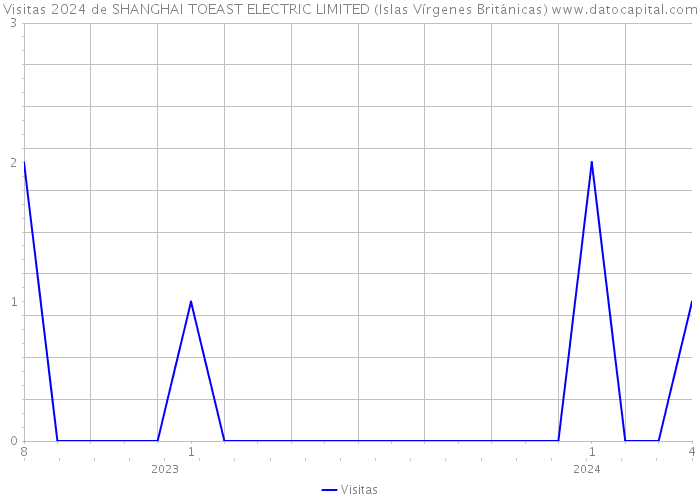 Visitas 2024 de SHANGHAI TOEAST ELECTRIC LIMITED (Islas Vírgenes Británicas) 