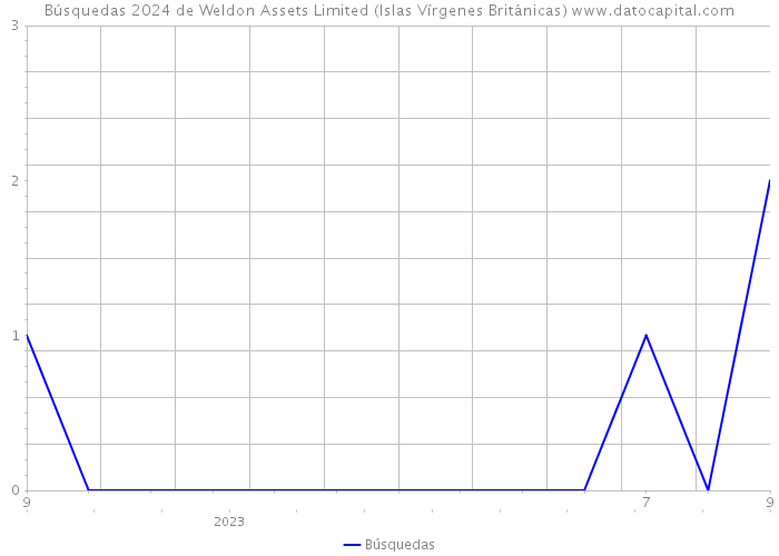 Búsquedas 2024 de Weldon Assets Limited (Islas Vírgenes Británicas) 