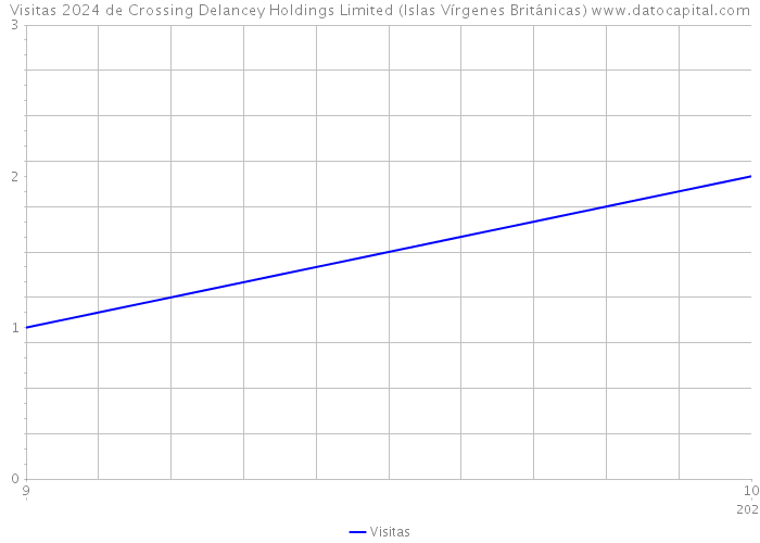 Visitas 2024 de Crossing Delancey Holdings Limited (Islas Vírgenes Británicas) 