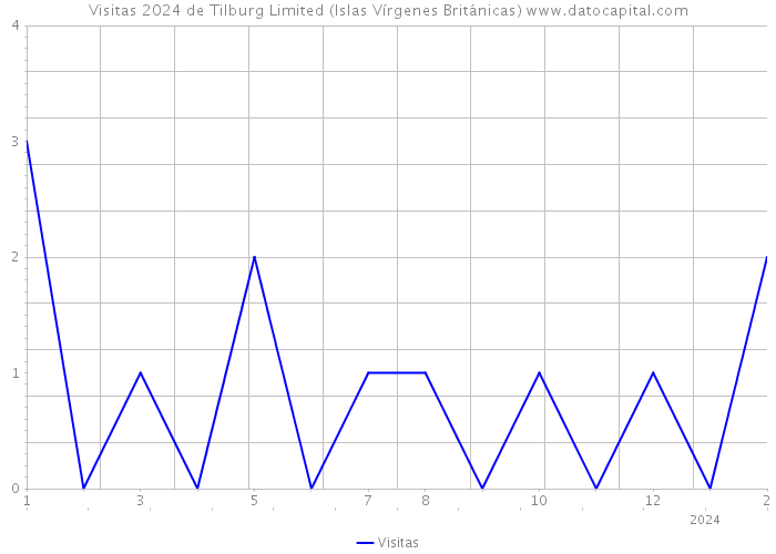 Visitas 2024 de Tilburg Limited (Islas Vírgenes Británicas) 