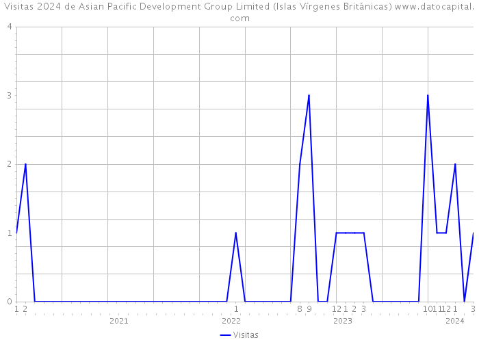Visitas 2024 de Asian Pacific Development Group Limited (Islas Vírgenes Británicas) 
