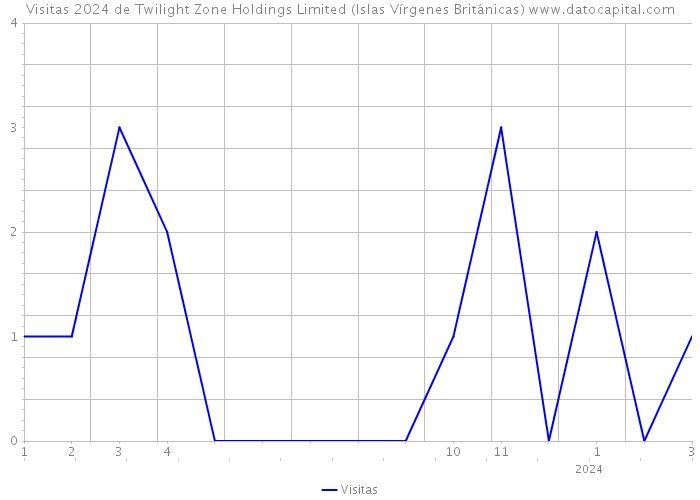 Visitas 2024 de Twilight Zone Holdings Limited (Islas Vírgenes Británicas) 
