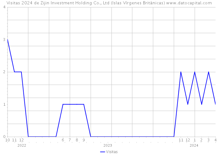 Visitas 2024 de Zijin Investment Holding Co., Ltd (Islas Vírgenes Británicas) 