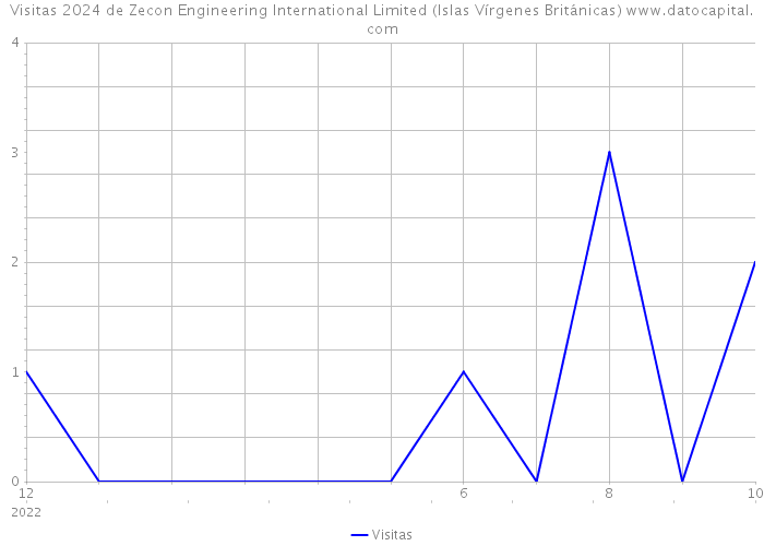 Visitas 2024 de Zecon Engineering International Limited (Islas Vírgenes Británicas) 