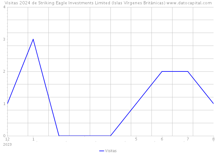 Visitas 2024 de Striking Eagle Investments Limited (Islas Vírgenes Británicas) 
