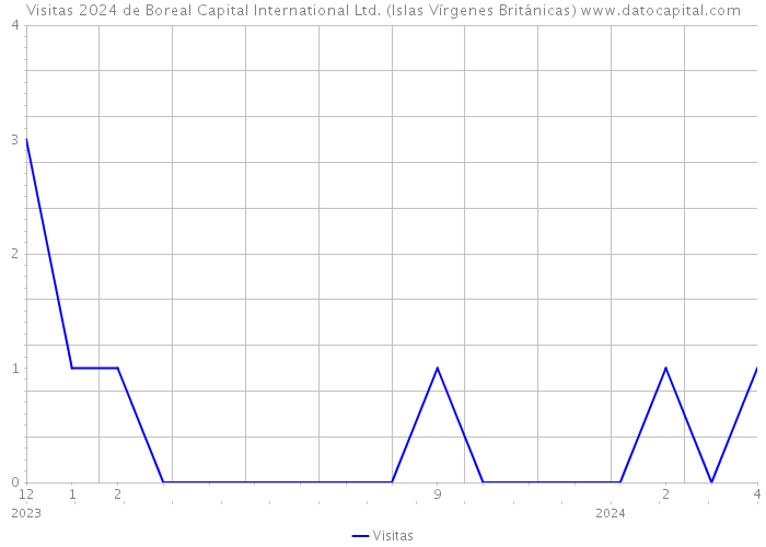 Visitas 2024 de Boreal Capital International Ltd. (Islas Vírgenes Británicas) 