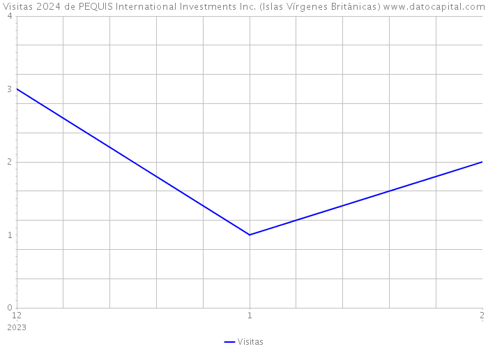 Visitas 2024 de PEQUIS International Investments Inc. (Islas Vírgenes Británicas) 