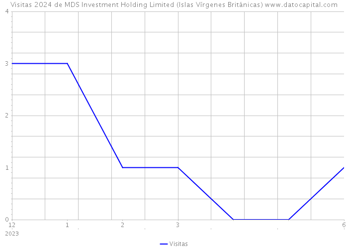 Visitas 2024 de MDS Investment Holding Limited (Islas Vírgenes Británicas) 