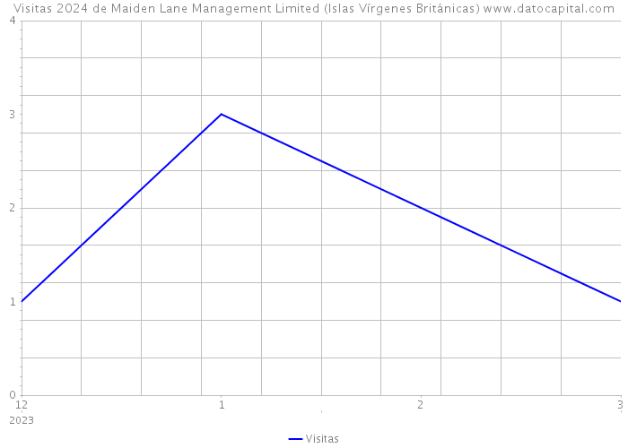 Visitas 2024 de Maiden Lane Management Limited (Islas Vírgenes Británicas) 