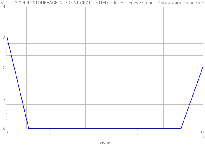 Visitas 2024 de STONEHAGE INTERNATIONAL LIMITED (Islas Vírgenes Británicas) 