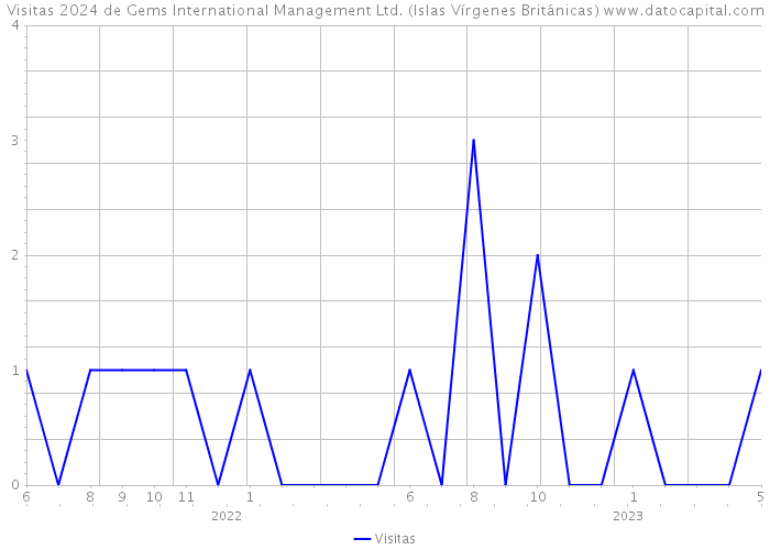 Visitas 2024 de Gems International Management Ltd. (Islas Vírgenes Británicas) 