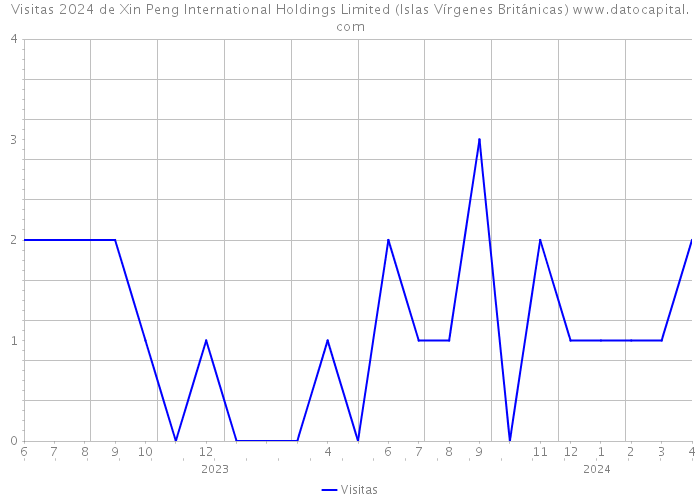 Visitas 2024 de Xin Peng International Holdings Limited (Islas Vírgenes Británicas) 