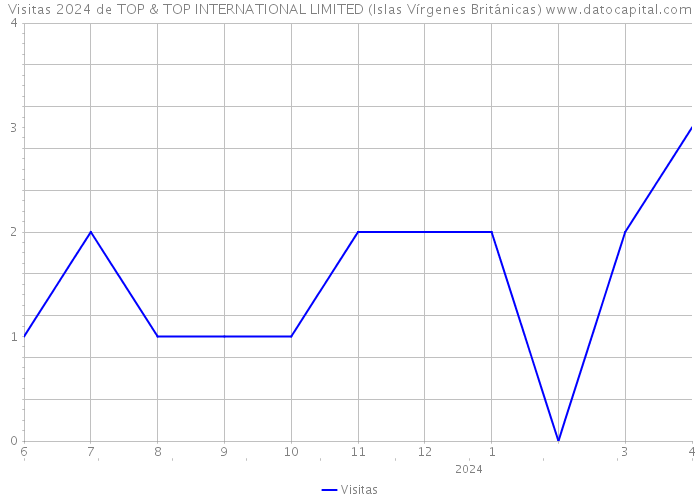 Visitas 2024 de TOP & TOP INTERNATIONAL LIMITED (Islas Vírgenes Británicas) 