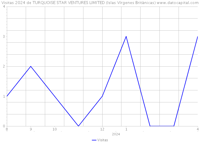 Visitas 2024 de TURQUOISE STAR VENTURES LIMITED (Islas Vírgenes Británicas) 