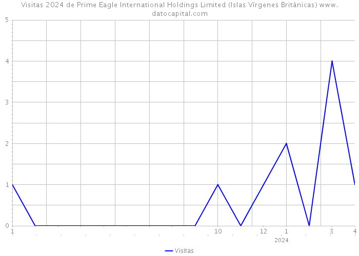 Visitas 2024 de Prime Eagle International Holdings Limited (Islas Vírgenes Británicas) 