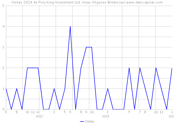 Visitas 2024 de Poly King Investment Ltd. (Islas Vírgenes Británicas) 