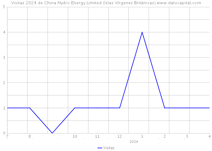 Visitas 2024 de China Hydro Energy Limited (Islas Vírgenes Británicas) 