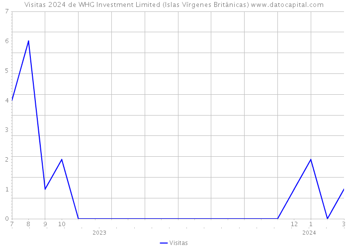 Visitas 2024 de WHG Investment Limited (Islas Vírgenes Británicas) 