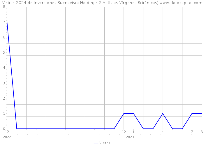 Visitas 2024 de Inversiones Buenavista Holdings S.A. (Islas Vírgenes Británicas) 