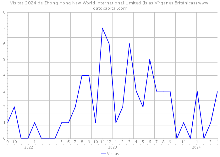 Visitas 2024 de Zhong Hong New World International Limited (Islas Vírgenes Británicas) 