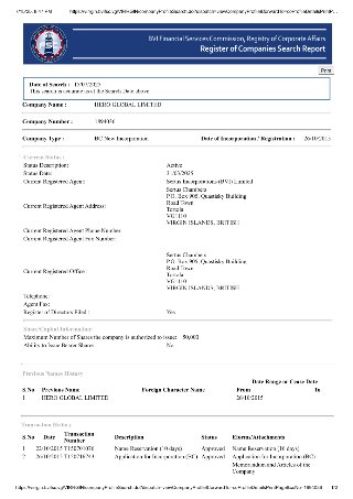 Registry company profile (página 1)
