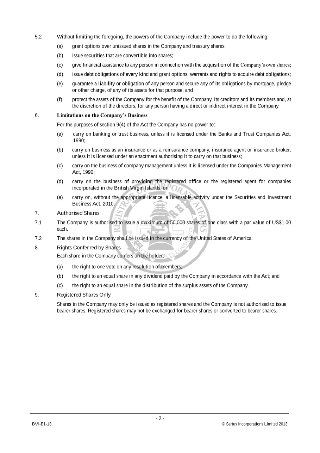 Share capital provisions (página 7)